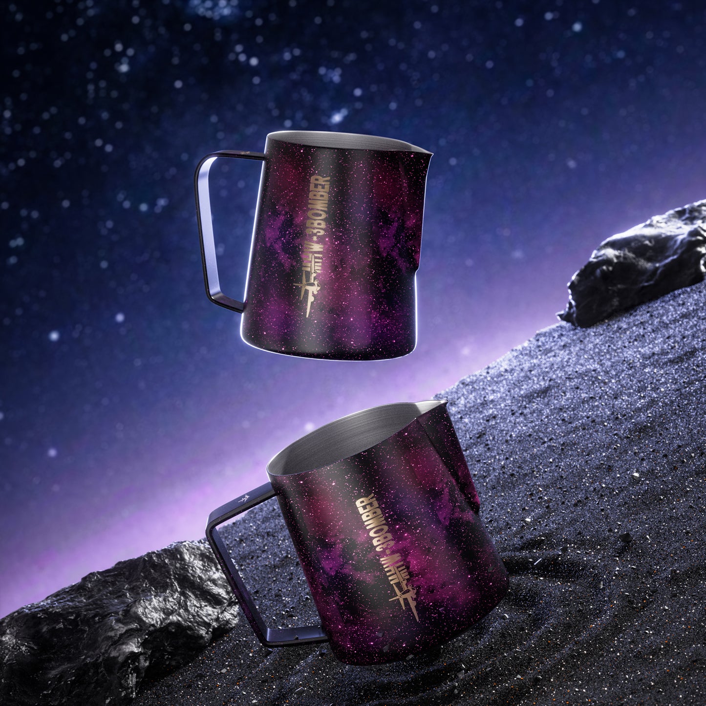 MHW-3BOMBER Latte Art Pitcher 5.0 Purple 500ml