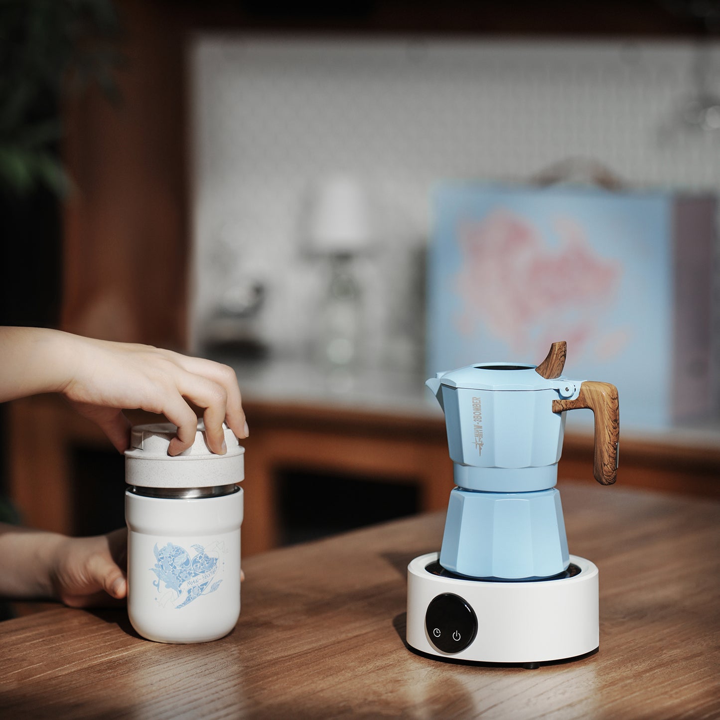 MHW-3BOMBER Flipped Moka Pot Gift Box - Pink