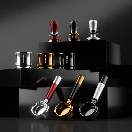 MHW FlowLight Collection Bottomless Portafilter Scorching Red 58mm