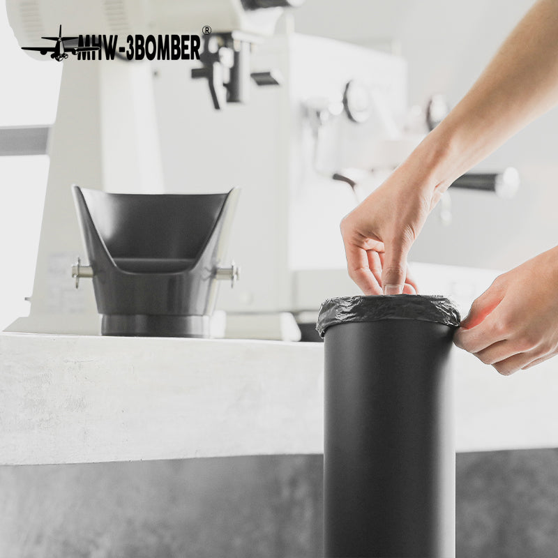 MHW-3BOMBER Coffee Knock Box 6.8L Black
