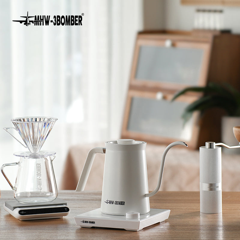 MHW Assassin Electric Coffee Kettle - White
