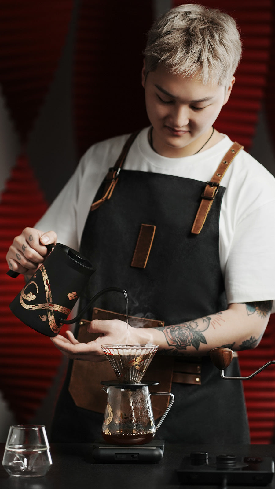 MHW-3BOMBER Serpent Collection Pour Over Coffee Gift Box