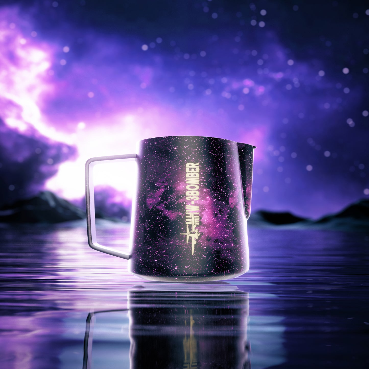 MHW-3BOMBER Latte Art Pitcher 5.0 Purple 500ml