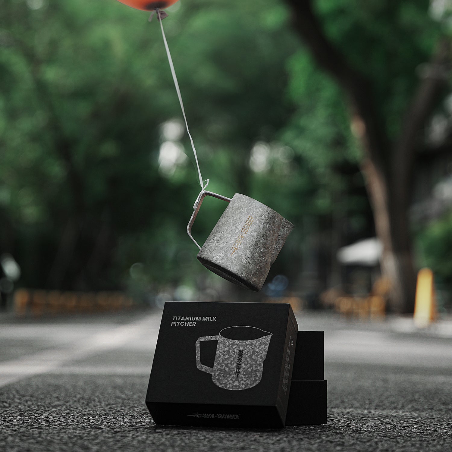 MHW Titanium Milk Pitcher - Silver