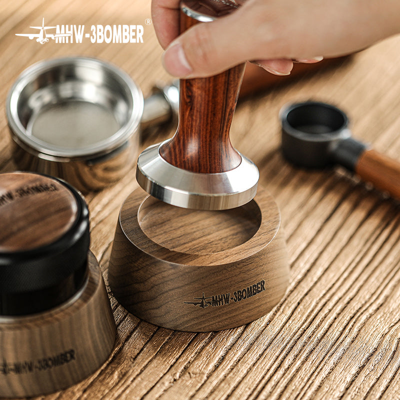 MHW Walnut Tamper Holder