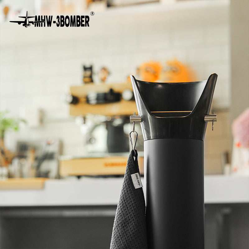 MHW-3BOMBER Coffee Knock Box 6.8L Black