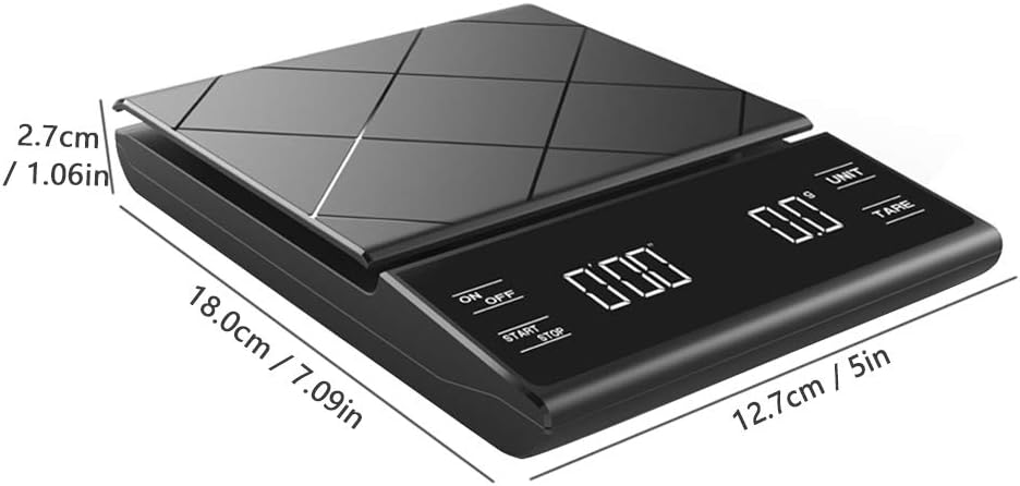 Digital Coffee Scale with Timer | Touch