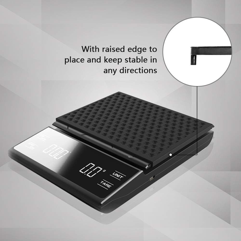 Digital Coffee Scale with Timer | Touch