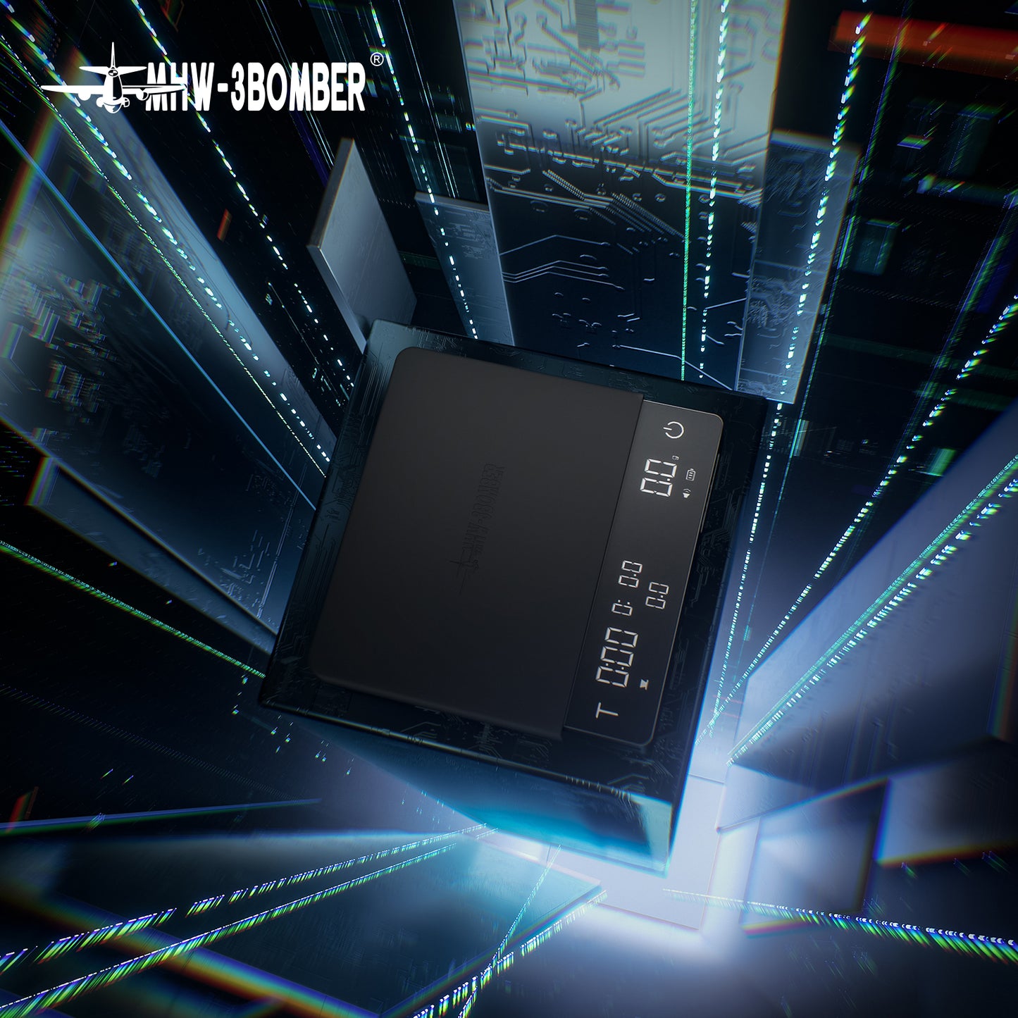 MHW-3BOMBER Cube Coffee Scale 3.0 Pro Max - Black
