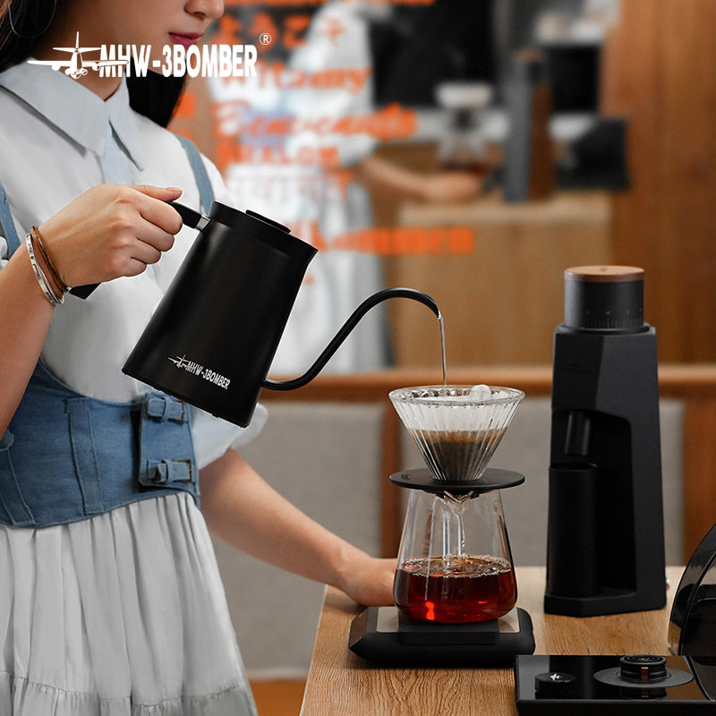 MHW Assassin Electric Coffee Kettle - Black