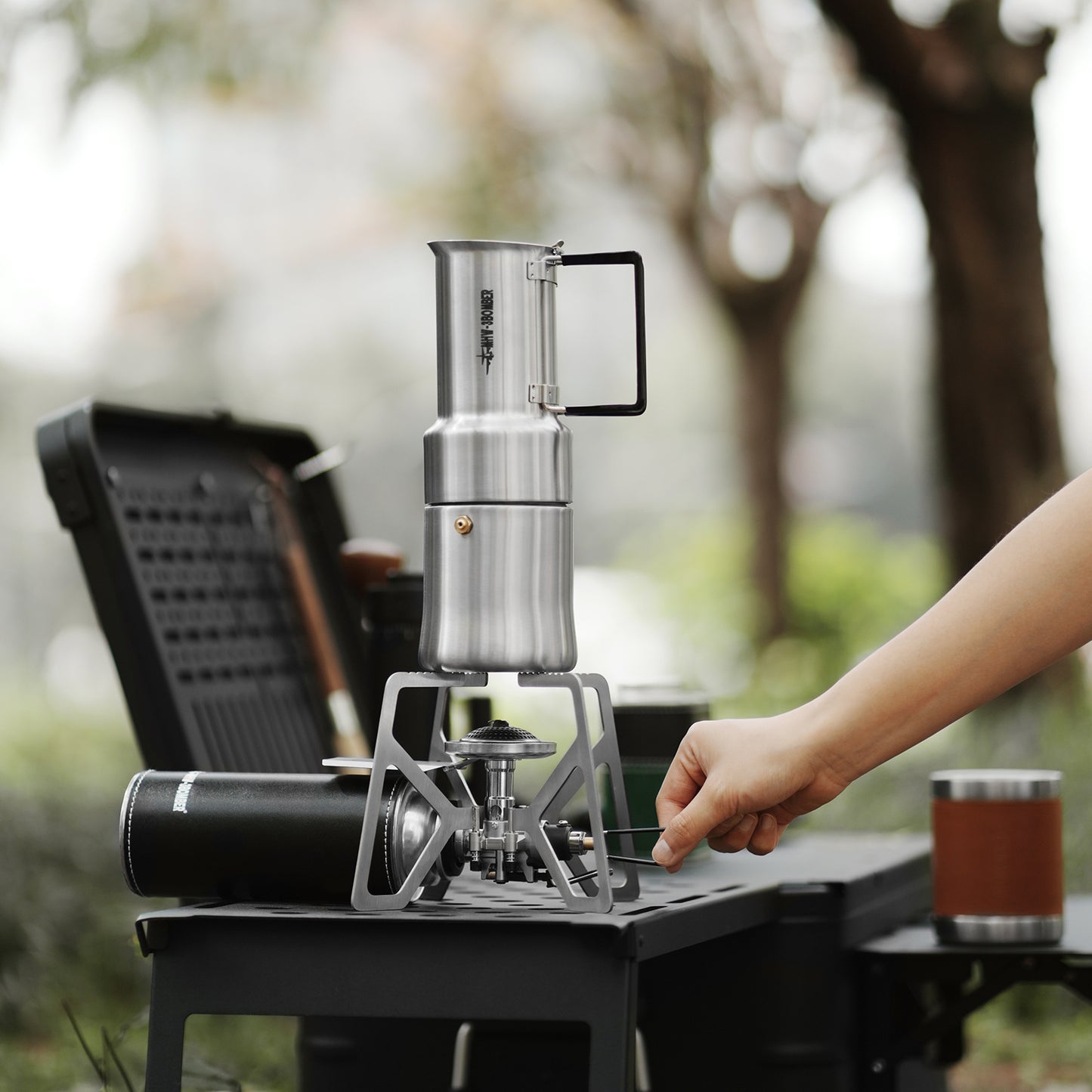 MHW-3BOMBER MET Outdoor Cassette Stove