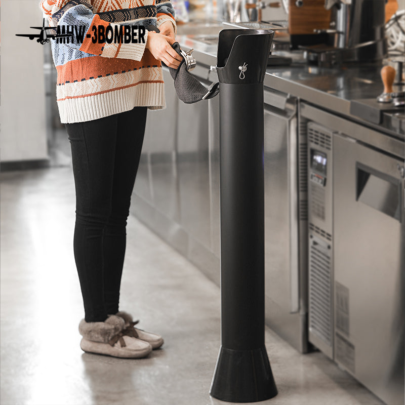 MHW-3BOMBER Coffee Knock Box 6.8L Black