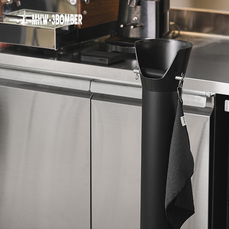 MHW-3BOMBER Coffee Knock Box 6.8L Black