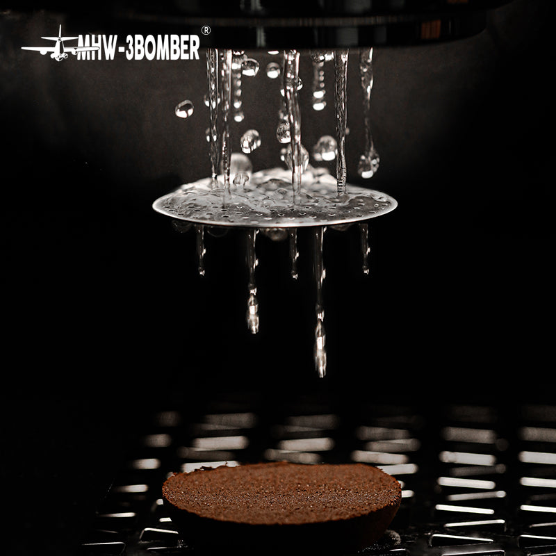MHW Espresso Puck Screen titanium black 58mm