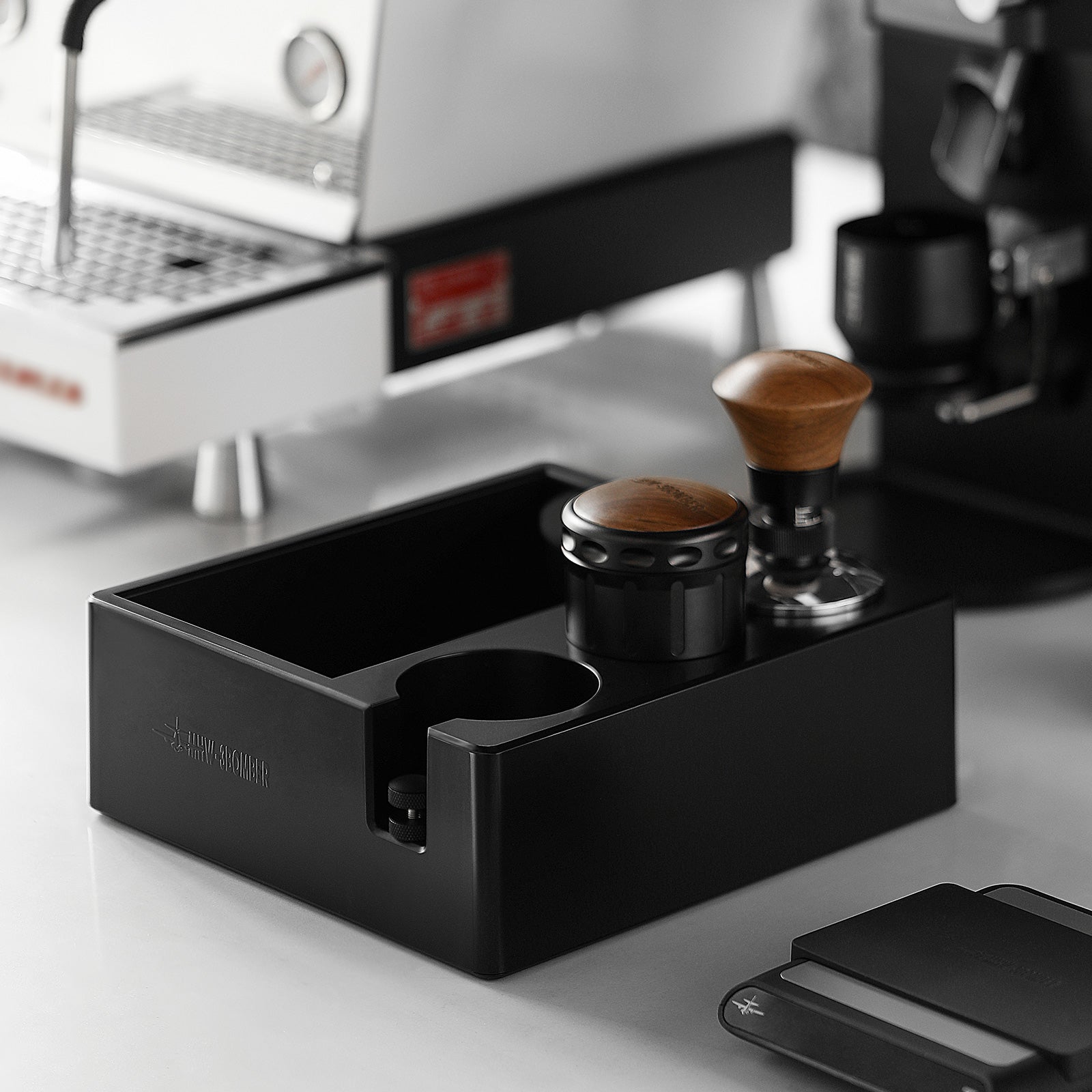 MHW ABS multifunctional knock box and portafilter holder