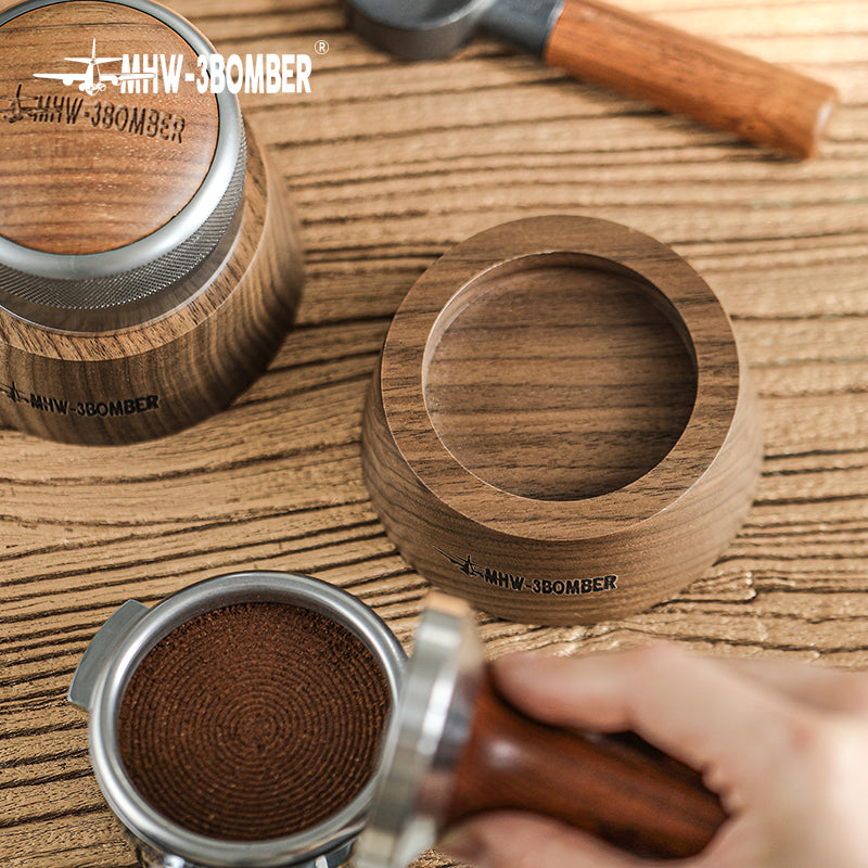 MHW Walnut Tamper Holder