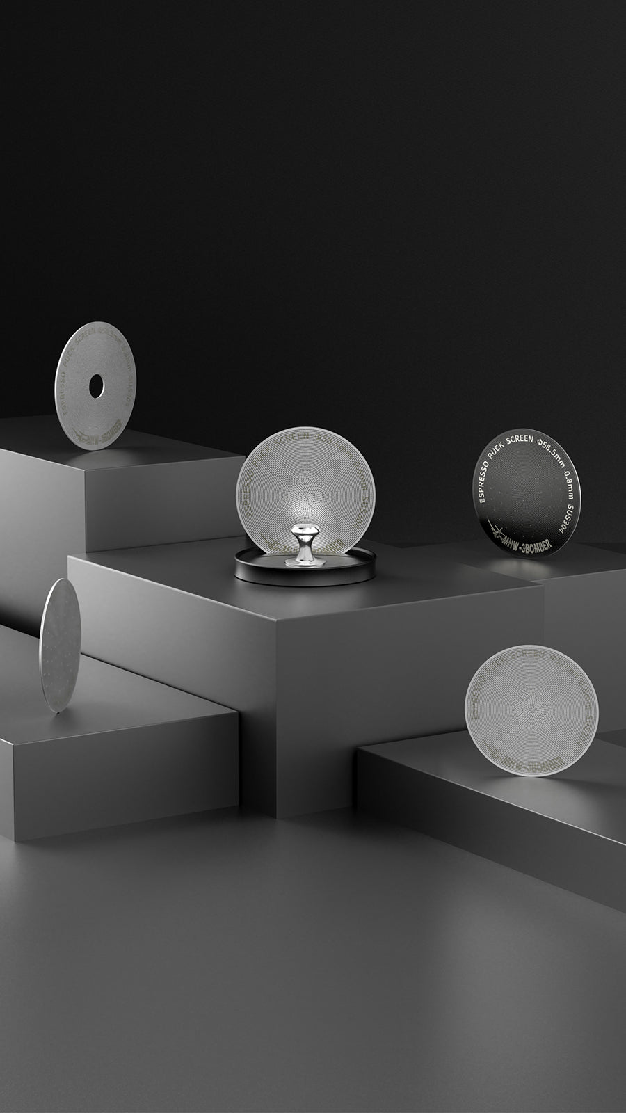 MHW-3BOMBER Espresso Puck Screen Stand 51-58 mm