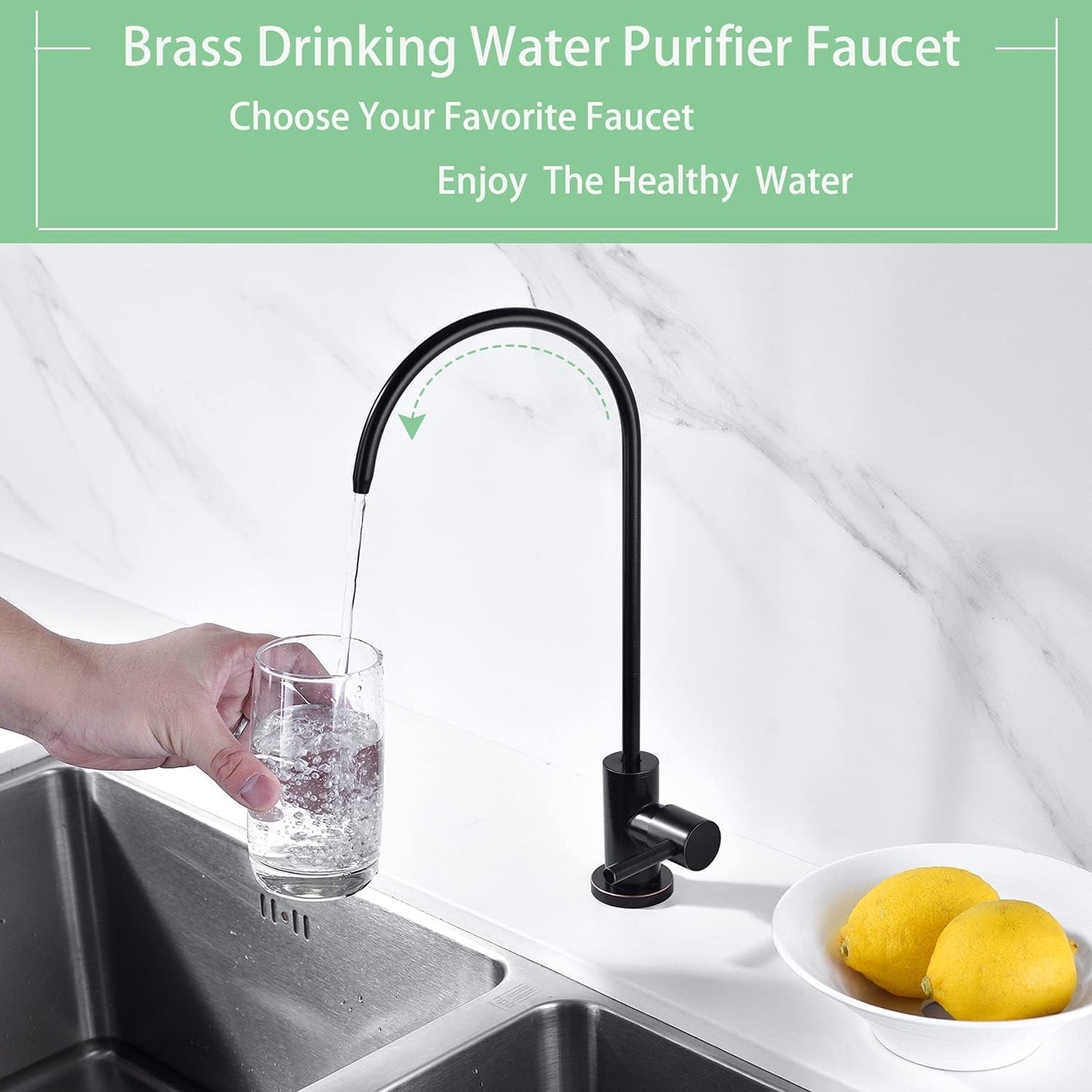 Water Filter Faucet - Black