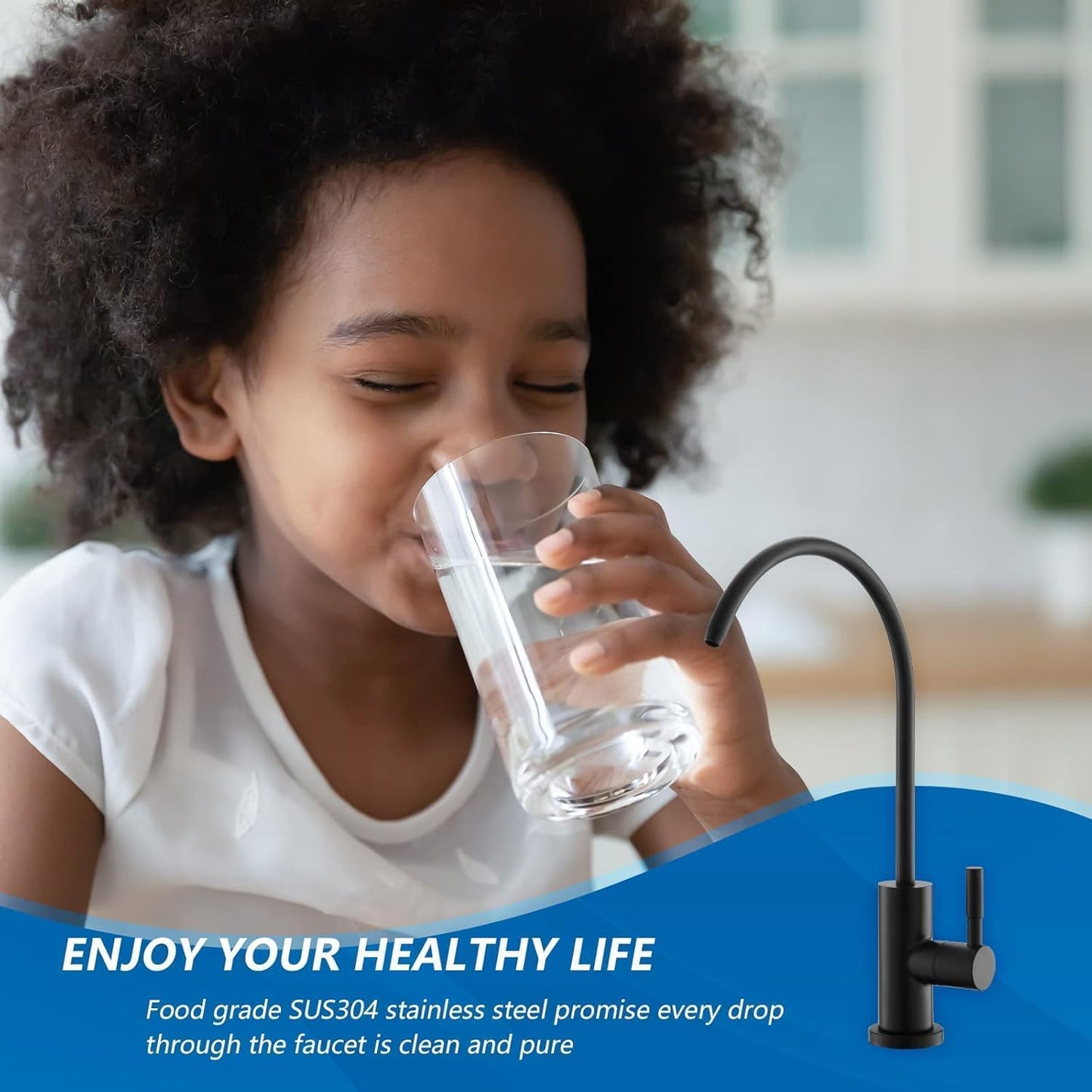 Water Filter Faucet - Black