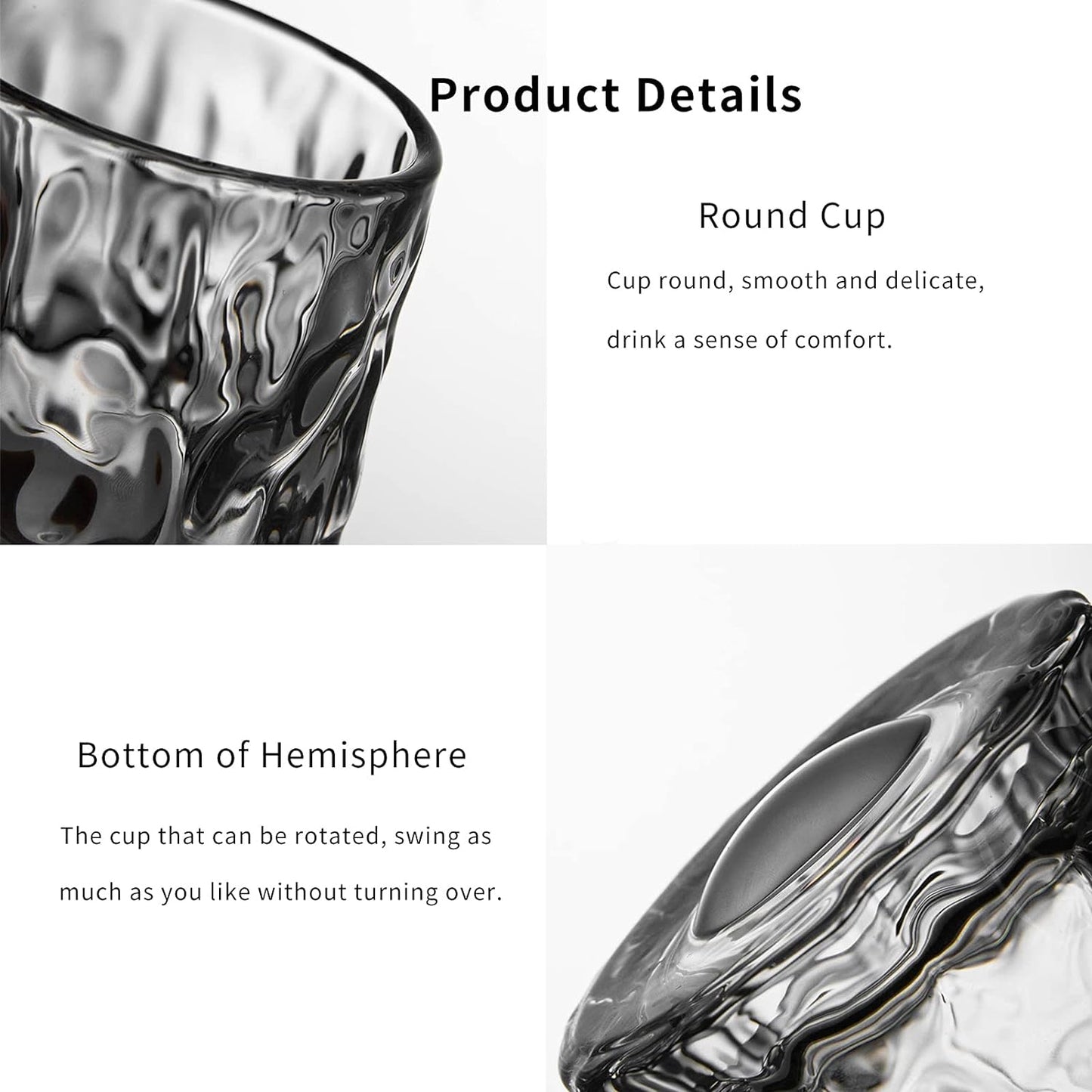 Dancing Crystal Glass Cup - Ice
