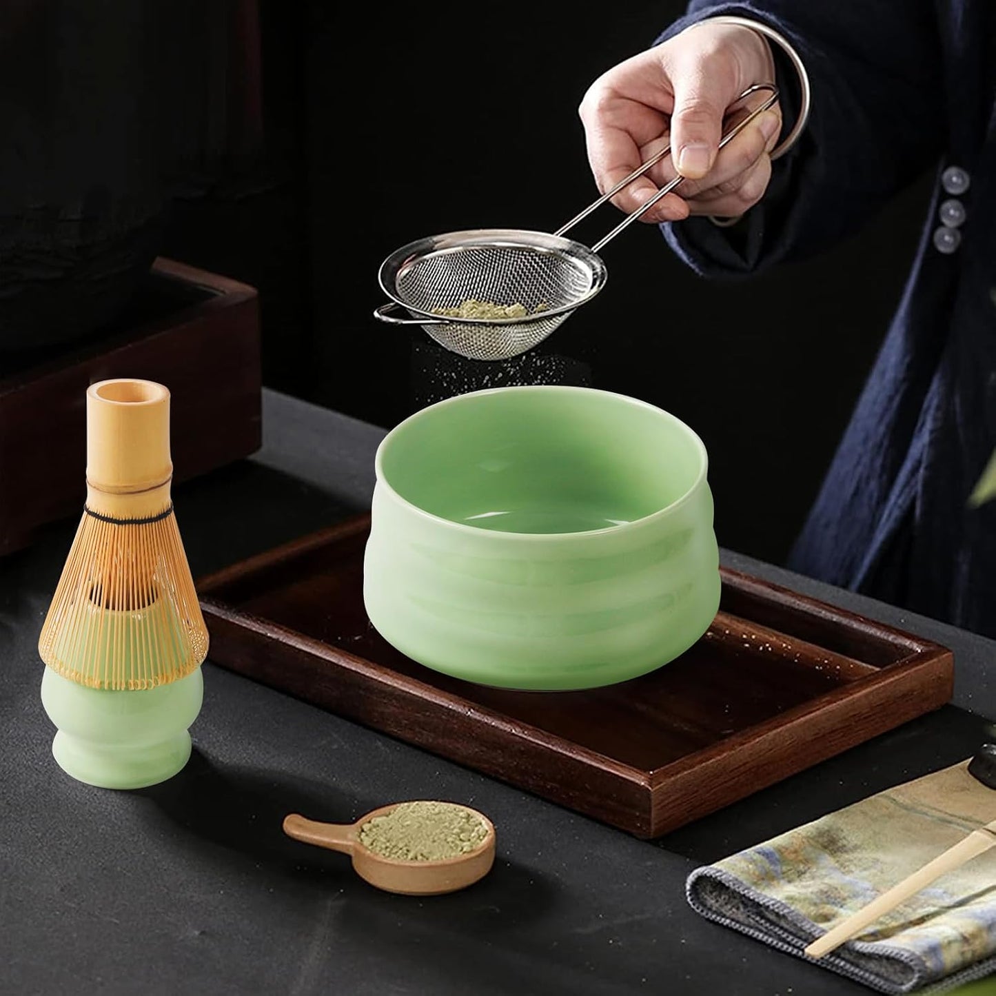 Matcha Whisk Full Set 7 PCs