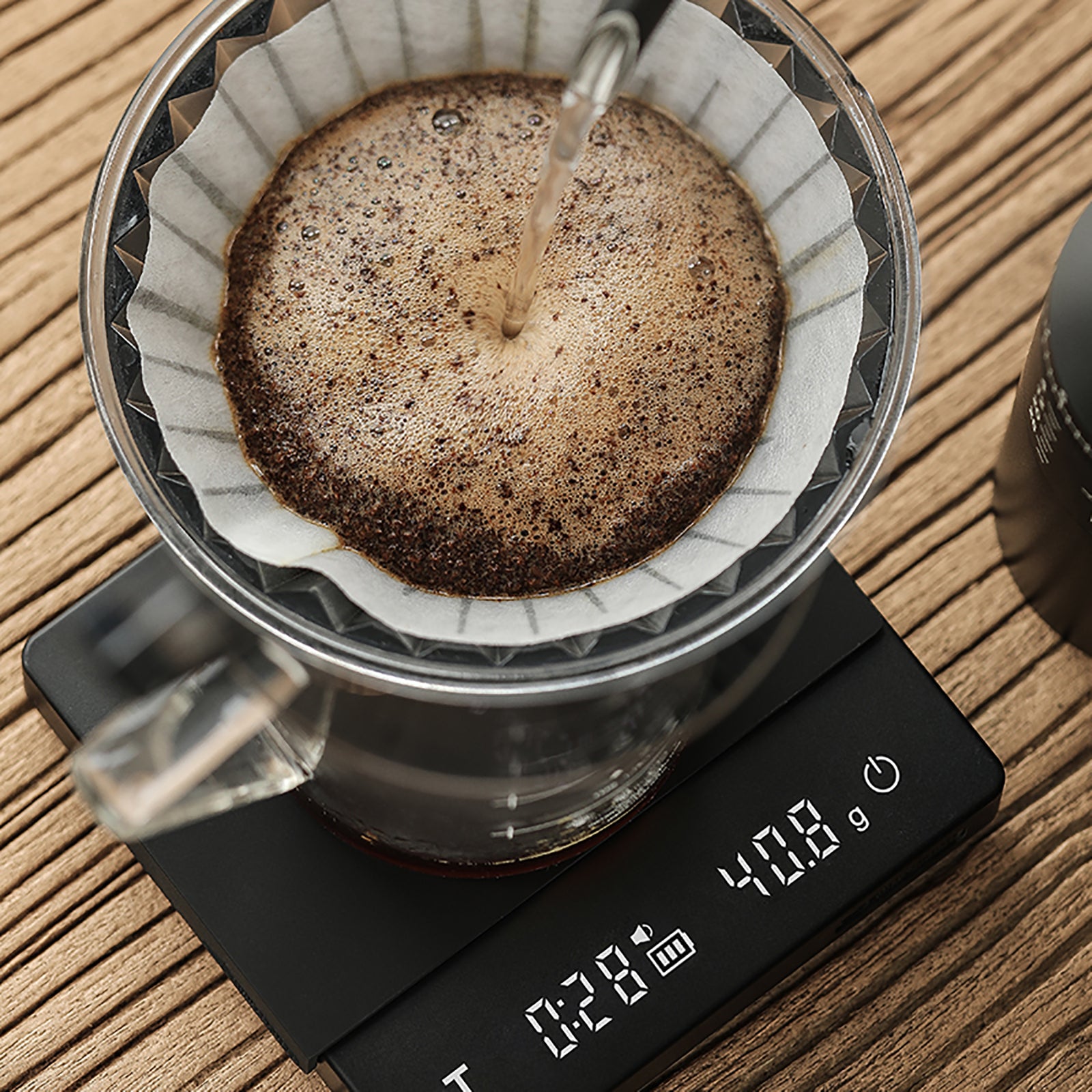 MHW-3BOMBER Cube Coffee Scale 3.0 Pro - White