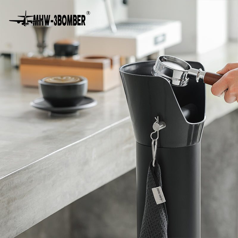 MHW-3BOMBER Coffee Knock Box 6.8L Black