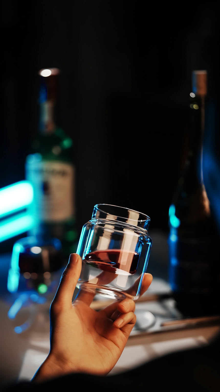 MHW-3BOMBER DW Glass-H-Shaped 130ml