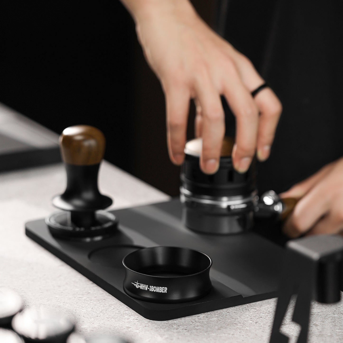 MHW-3BOMBER Espresso Magnetic Coffee Dosing Funnel 58mm