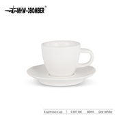 MHW Ceramic Espresso Cup 80ml - White