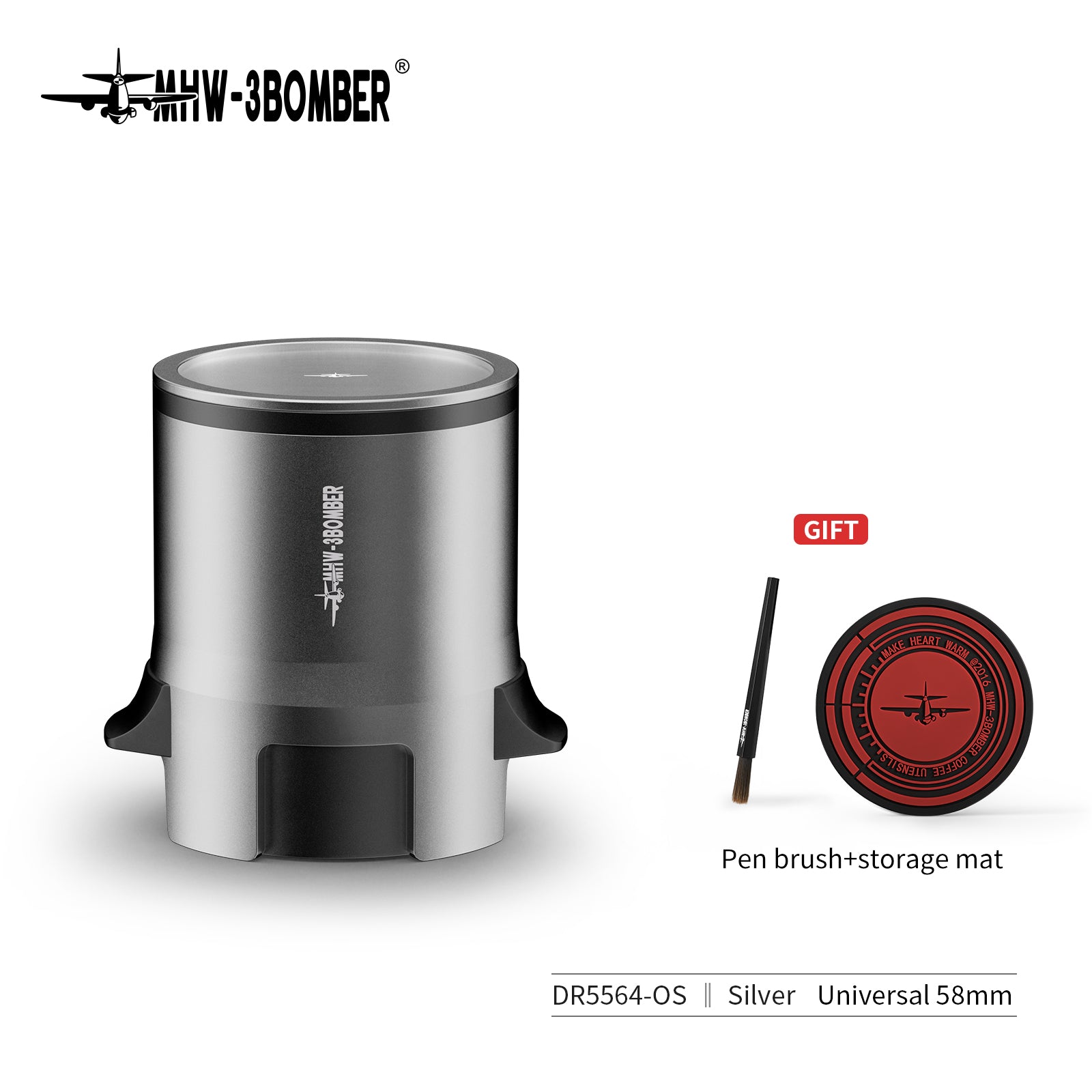 MHW-3BOMBER SE Pro - Espresso Shaker Funnel - Silver