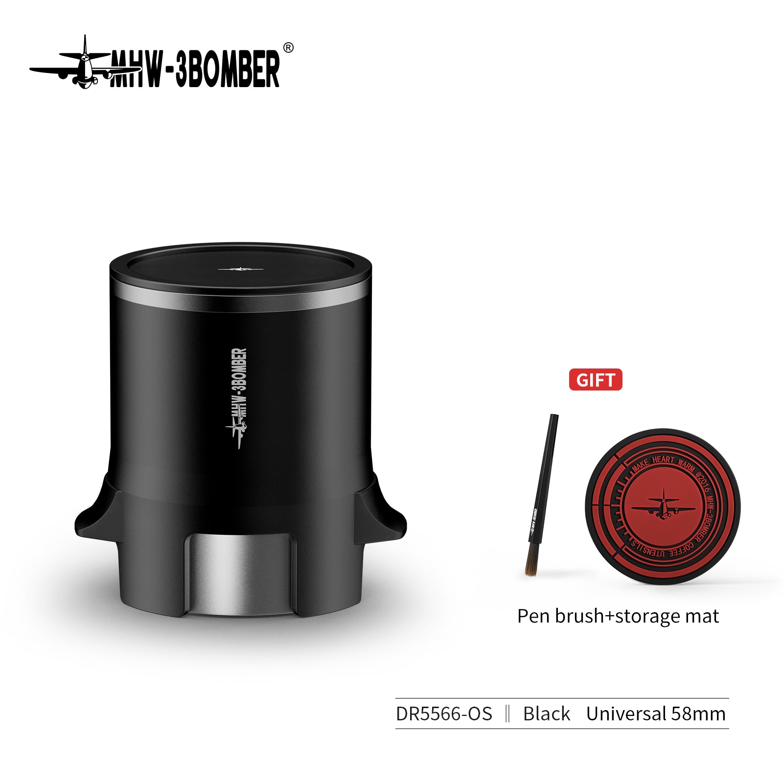 MHW-3BOMBER SE Pro - Espresso Shaker Funnel - Black