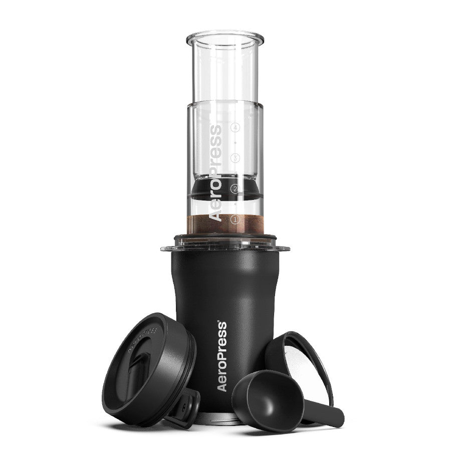 AeroPress Go Plus – Portable Travel Coffee Maker Kit