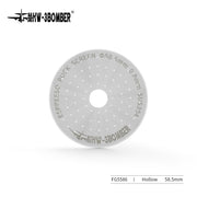 MHW-3BOMBER Espresso Puck Screen With Round Hole - Silver