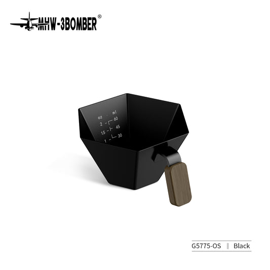 MHW-3BOMBER Prism Measuring Cup - Black