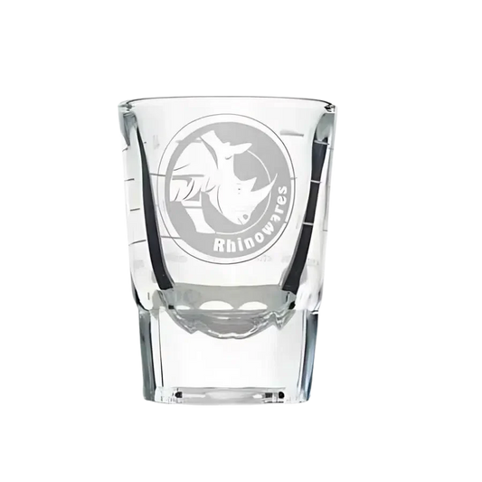 Rhino Round Espresso Shot Glass Lined (2oz/60ml)