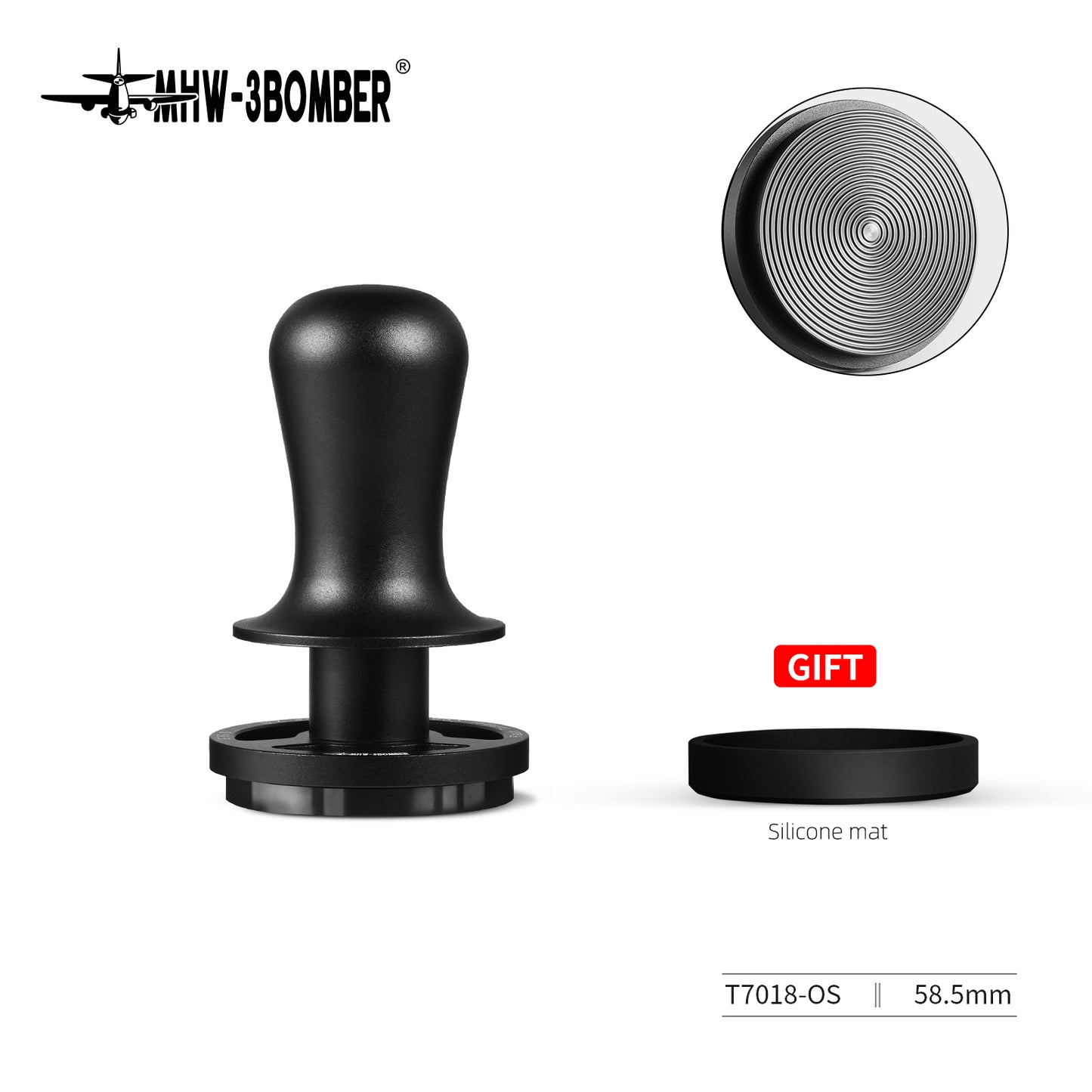 MHW-3BOMBER Astra Collection Constant Pressure Tamper 58.5 mm