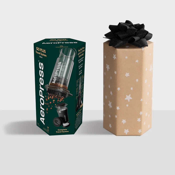 AeroPress Go Plus – Portable Travel Coffee Maker Kit - Cream