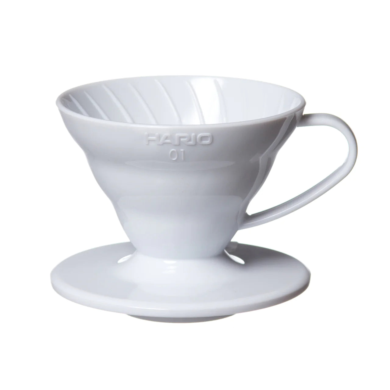 Hario V60 Plastic Coffee Dripper 01 - White
