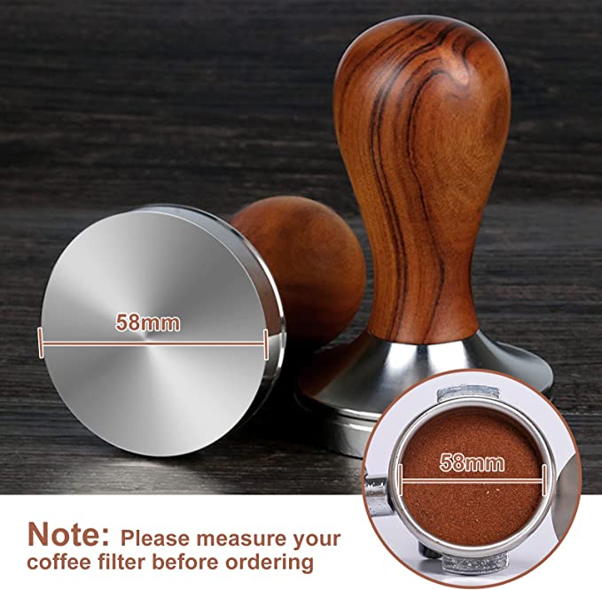 Coffee Wooden Tamper 58mm