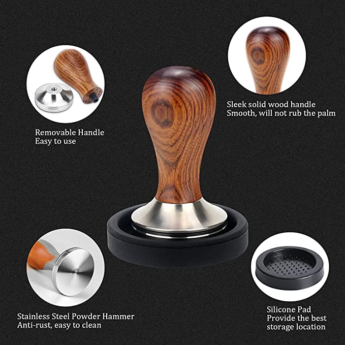 Coffee Wooden Tamper 58mm