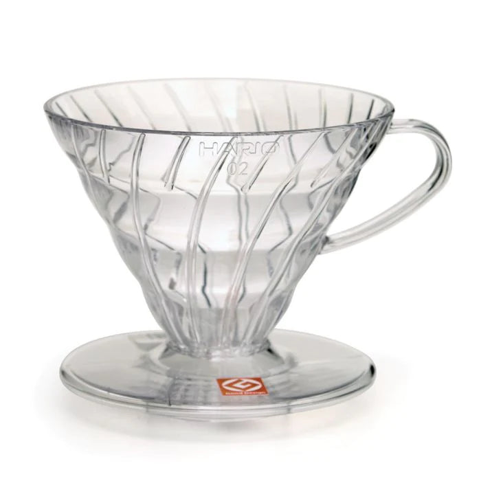 Hario V60 Plastic Coffee Dripper 02 - Transparent