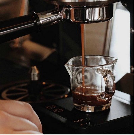 Double Spout Espresso Measure Glass