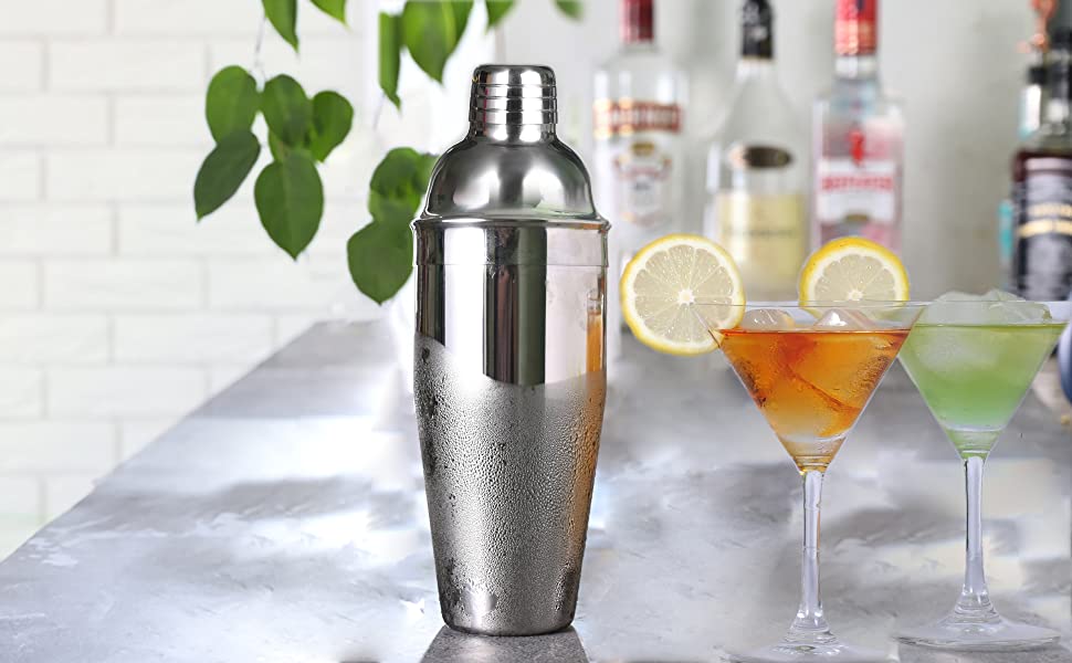 Stainless steel shaker 600ml