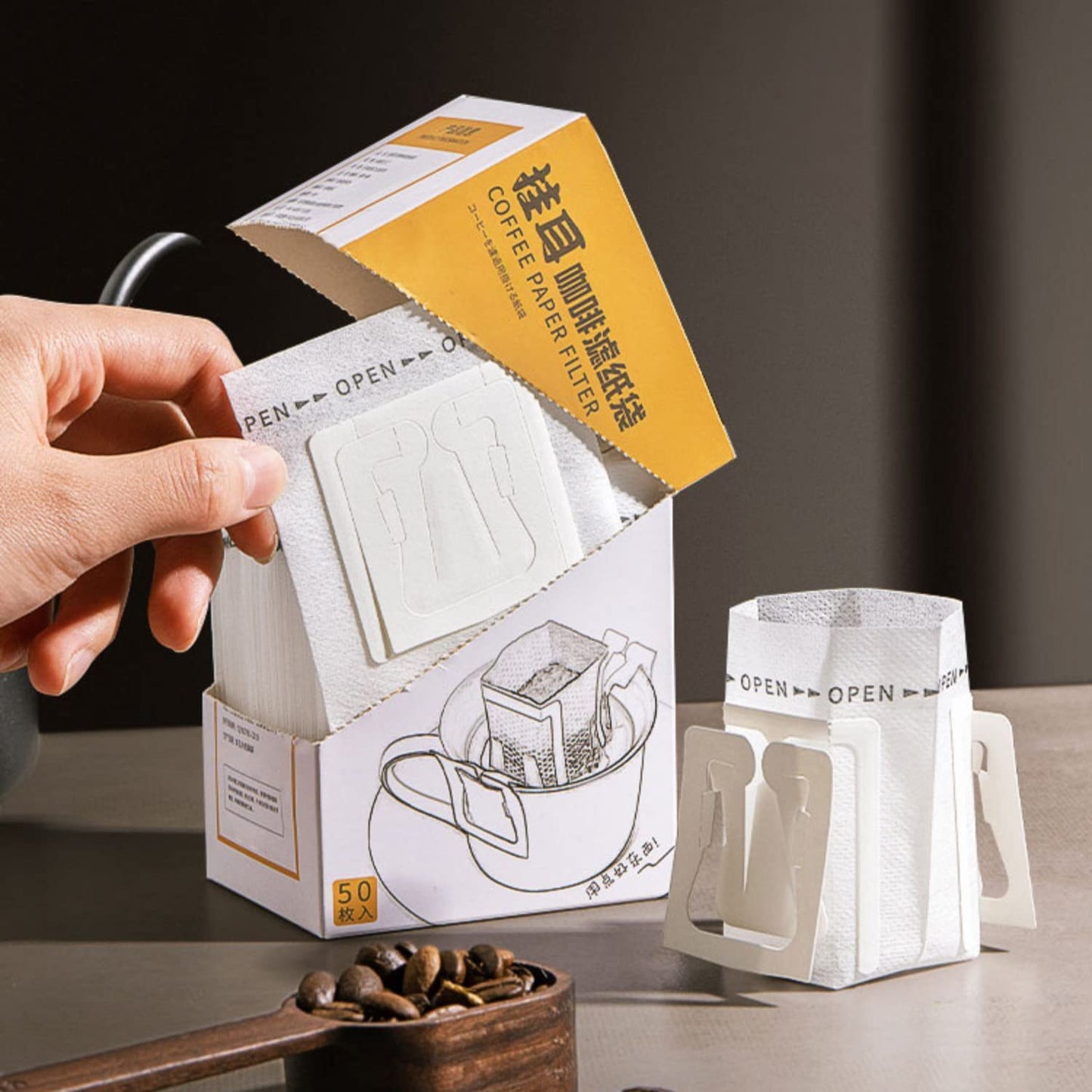 Disposable Drip Coffee Bag - 10Pcs