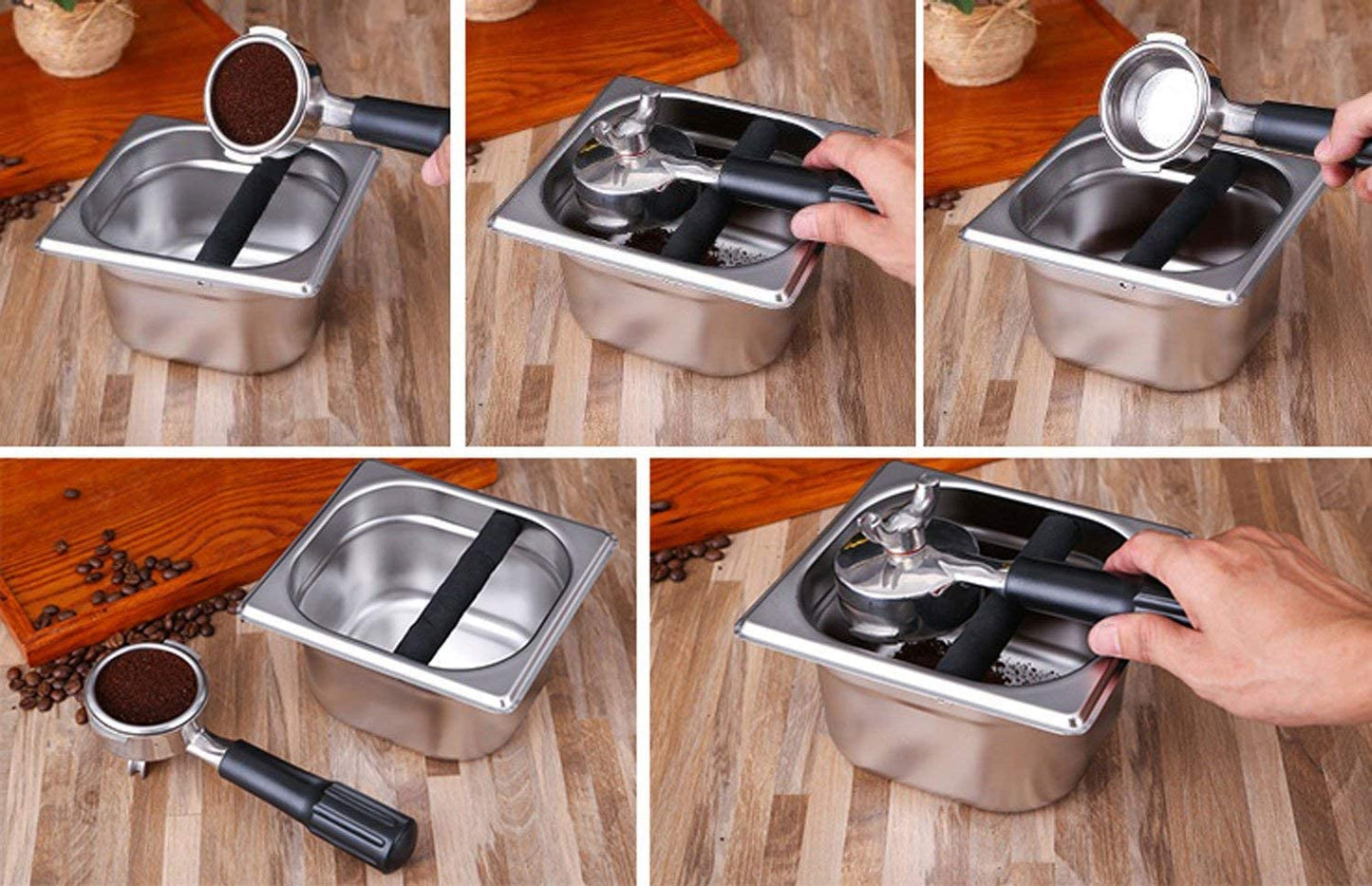 Knock Box - Stainless Steel