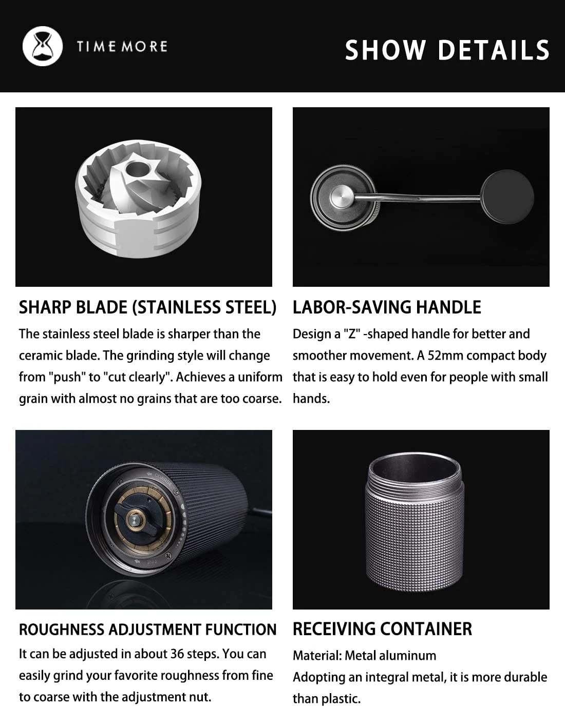 Timemore - C2 Manual Coffee Grinder