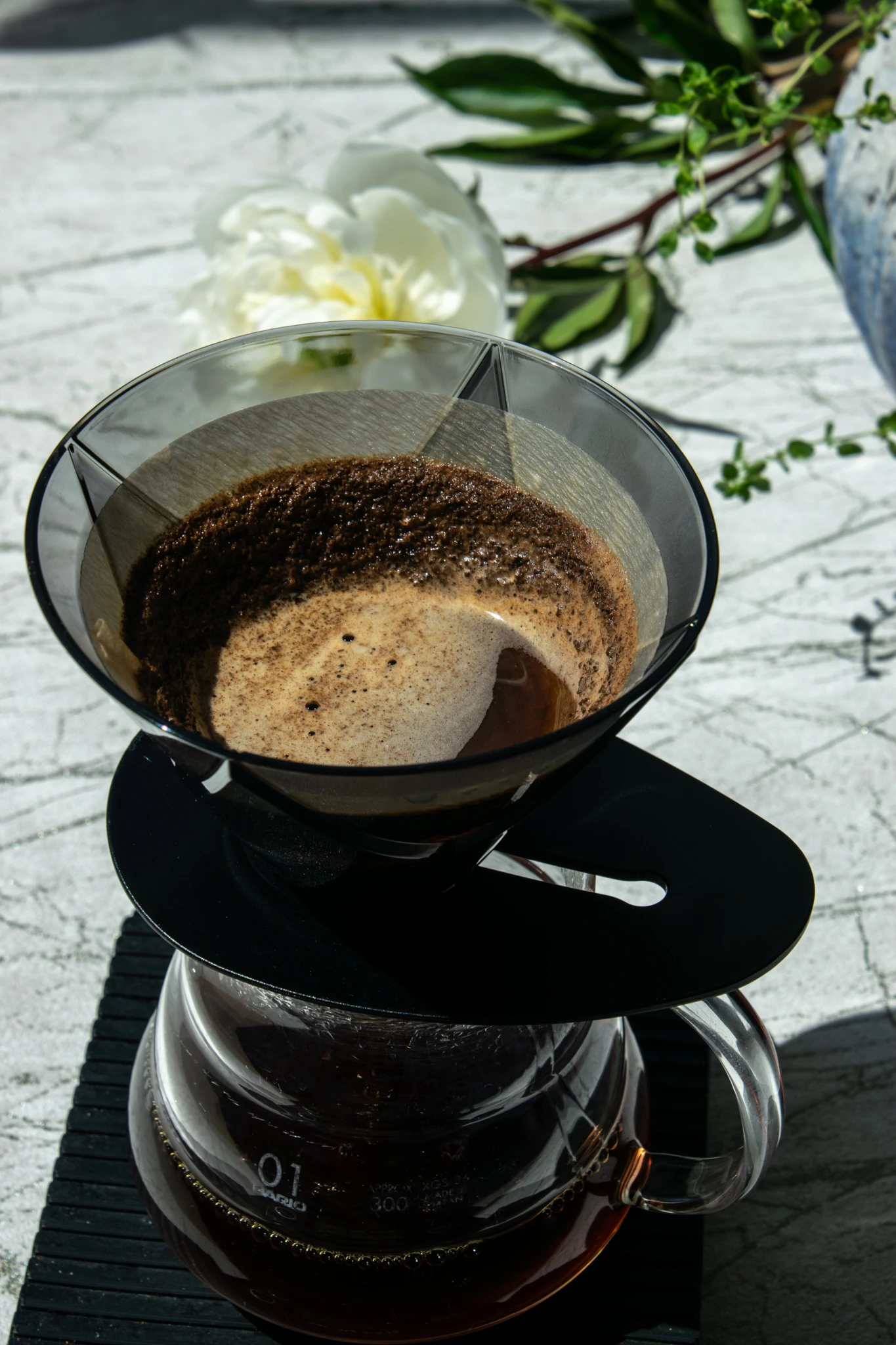 Hario V60 one Pour Dripper Mugen Plastic