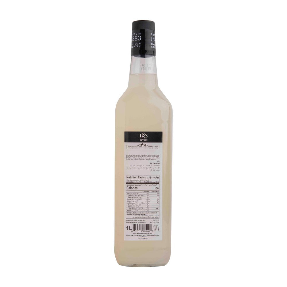 1883 Coconut Syrup 1L