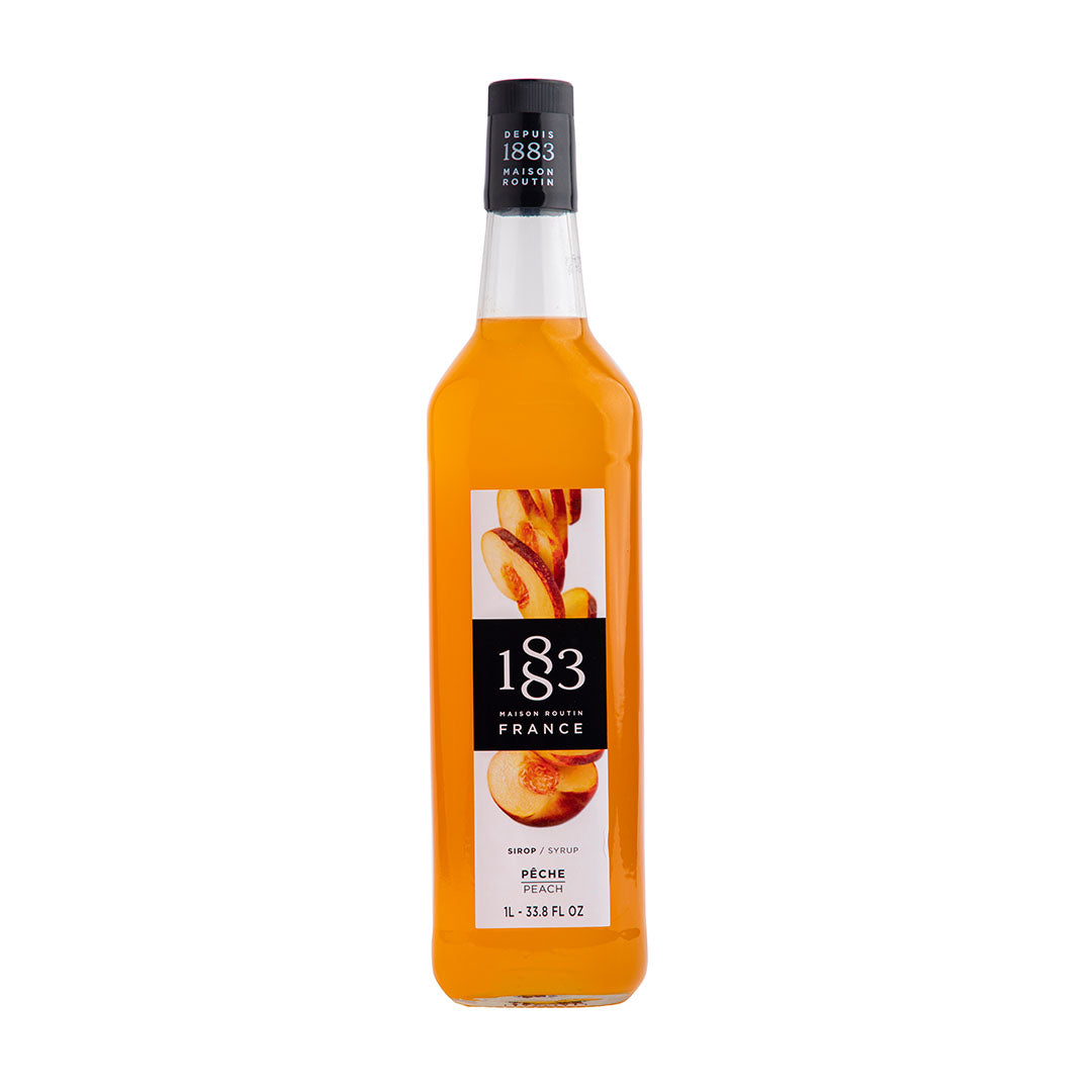 1883 Peach Syrup 1L